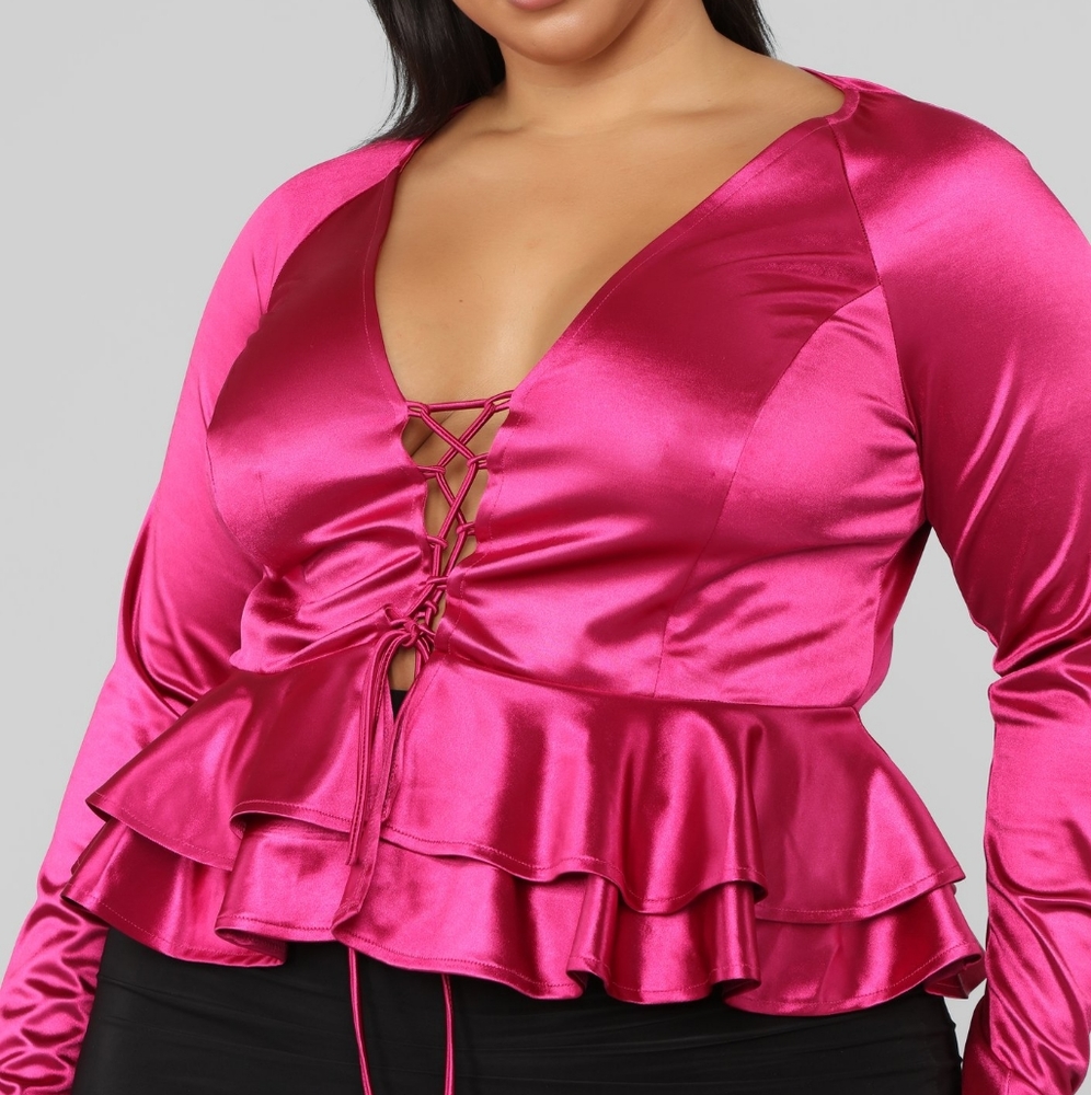 Hopeless romantic blouse fashion nova